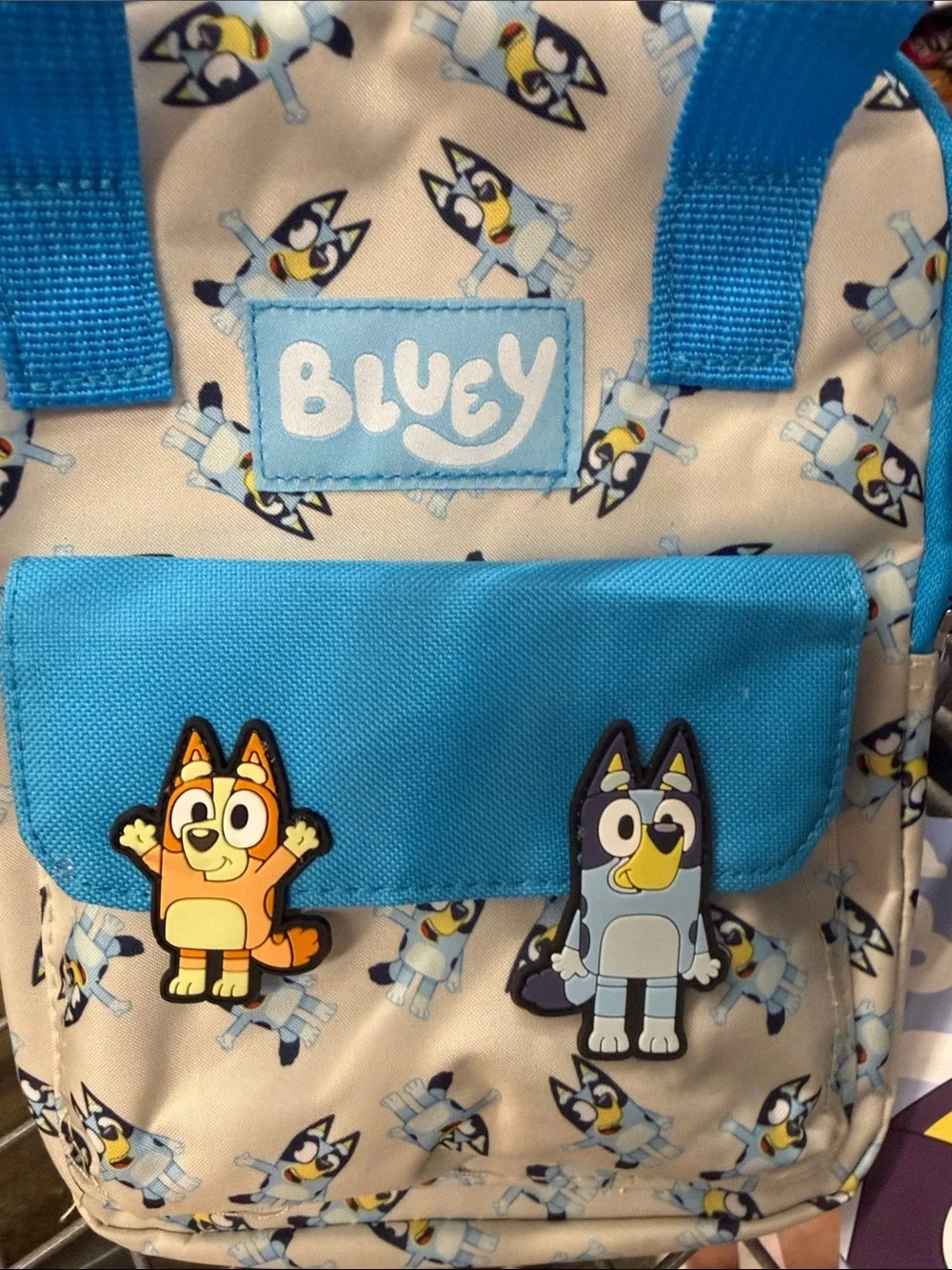 Disney Bluey Kids Backpack in Bright Blue